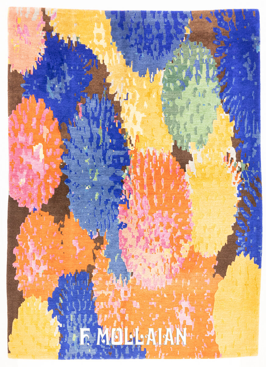 Tibetan Rug Abstract Design n°:555479